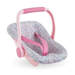 Corolle Porte-poupon Floral Léger et Maniable avec Poignée 3 Positions - Sécurisé pour Poupon de 36-42 cm - Jouet Enfant 3 ans et plus