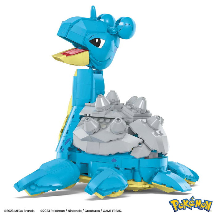 Mega Construx - Kit de Construction Pokémon - Lapras et Dragonite Articulé avec Ailes Mobiles - Jeu de Construction - +8 ans Mega Construx - Kit de Construction Pokémon - Lapras et Dragonite Articulé avec Ailes Mobiles - Jeu de Construction - +8 ans