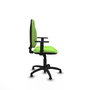 PIQUERAS Y CRESPO Chaise de bureau Algarra, tissu pistache, accoudoirs 1D