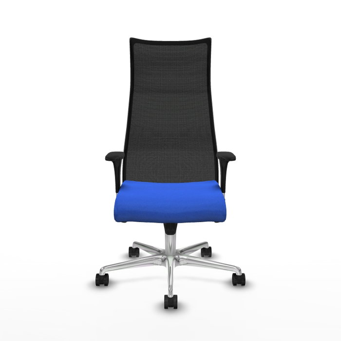 Piqueras y Crespo Chaise de Bureau Albacete Bleu et Noir