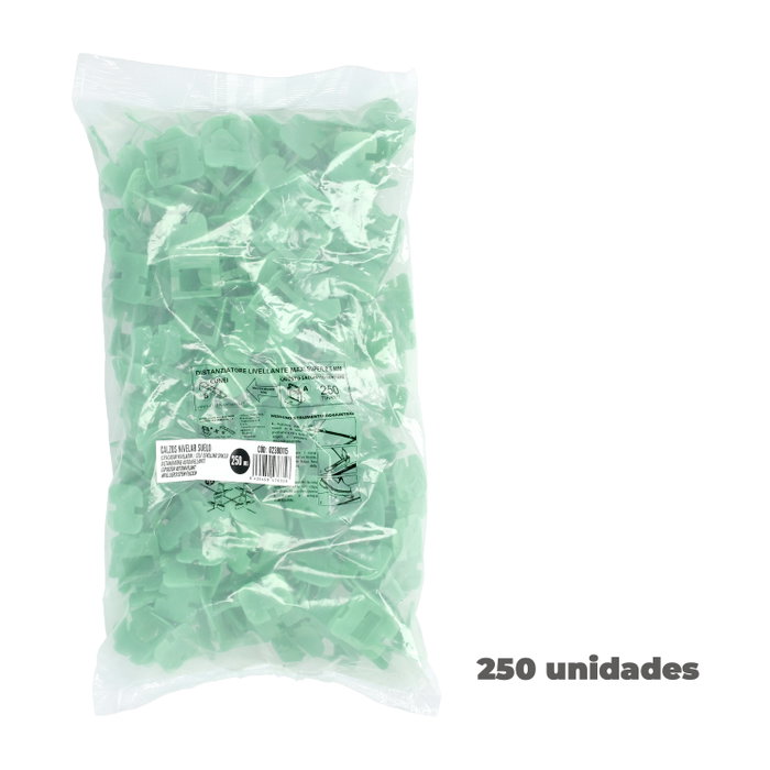 WOLFPACK LINEA PROFESIONAL Calzos Nivelar Suelo 0,5 mm (Sac de 250 unités) WOLFPACK LINEA PROFESIONAL Calzos Nivelar Suelo 0,5 mm (Sac de 250 unités)