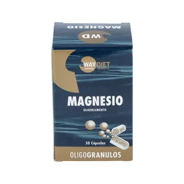 WAYDIET NATURAL PRODUCTS MAGNESIO oligogranulos 50caps.