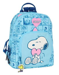 Safta Mini sac à dos Snoopy "Love" - Sac à dos pour enfants - Dimensions 25 x 30 x 13 cm