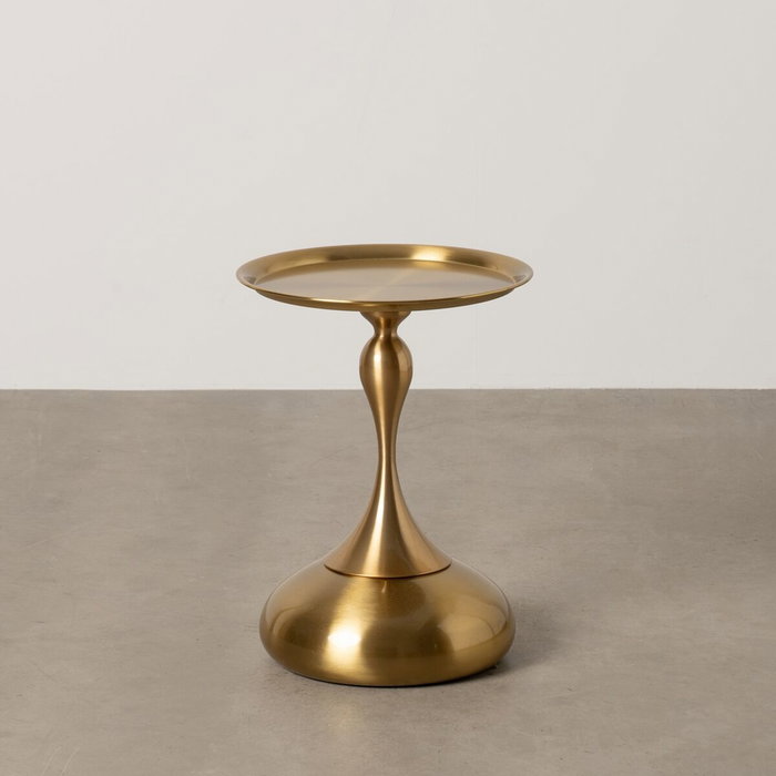 BigBuy Home Table d'appoint Doré