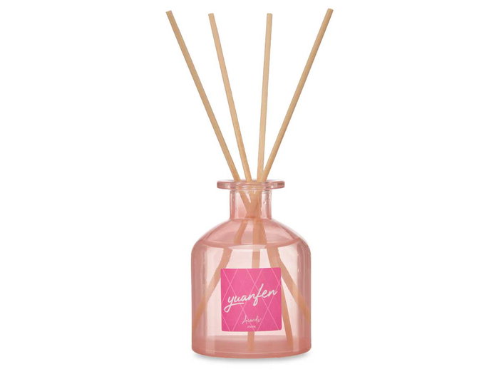 Acorde Mikado 250 ml Varilla Peonia - Bougie en verre avec parfum pivoine, rose, 8 x 12 x 8 cm (Set de 6) Acorde Mikado 250 ml Varilla Peonia - Bougie en verre avec parfum pivoine, rose, 8 x 12 x 8 cm (Set de 6)