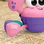 Bright Starts - Jouet d'éveil Rockin' Crawling Crab musical bébé 6M+ rose - Crabe mobile avec musique, détection d'obstacles et arrêt automatique