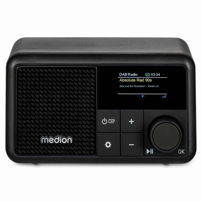 Medion Mini Radio DAB+/FM Bluetooth - Noir Medion Mini Radio DAB+/FM Bluetooth - Noir
