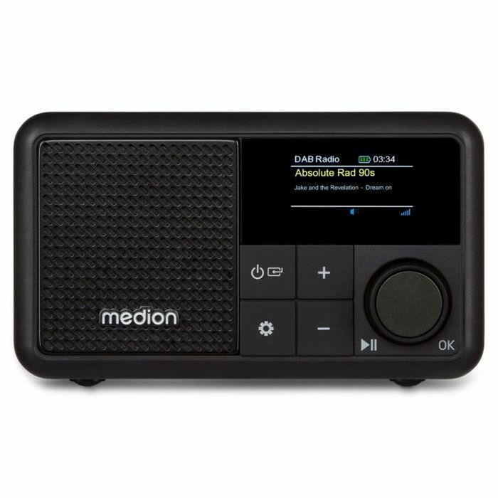 Medion Mini Radio DAB+/FM Bluetooth - Noir Medion Mini Radio DAB+/FM Bluetooth - Noir