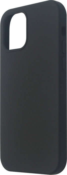 eSTUFF Coque Silicone INFINITE RIGA pour iPhone 12 & iPhone 12 Pro - Noir - Protection Anti-chute - Fabriquée à 93 % de Matériaux Recyclés