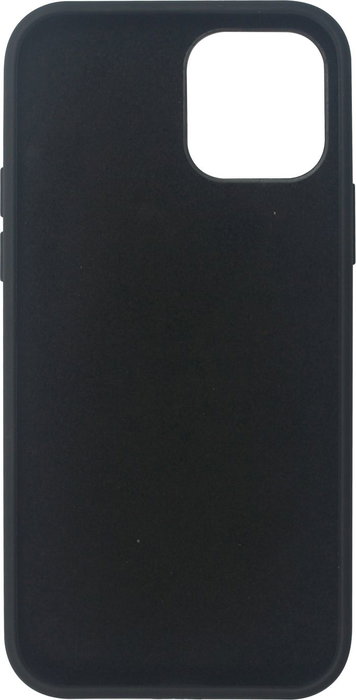 eSTUFF Coque Silicone INFINITE RIGA pour iPhone 12 & iPhone 12 Pro - Noir - Protection Anti-chute - Fabriquée à 93 % de Matériaux Recyclés