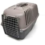 AIMÉ - Caisse de transport PRATIKO en plastique pour chien et chat 48 x 31 x 32 cm, avec porte en métal