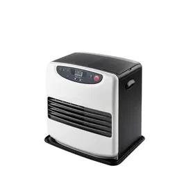 Qlima SRE 9046C2 - Poêle à pétrole électronique silencieux, chauffage jusqu'à 54 m², réservoir 9L, noir et blanc