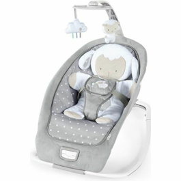 Ingenuity Transat pour bébé Cuddle Lamb Petit Mouton Gris, Pliable et Évolutif