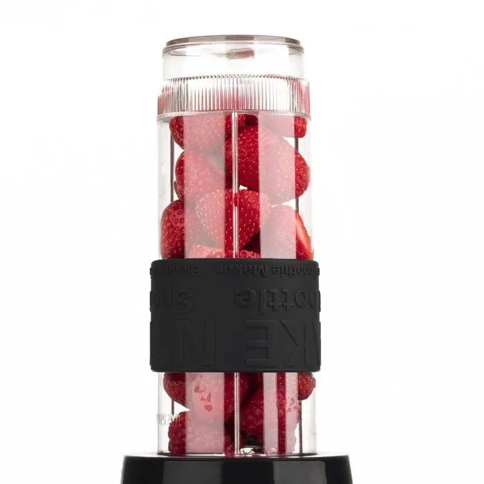 Sweiss MOOV9 - Mini-blender 300 W - 570 ml - 2 gourdes incluses - Noir