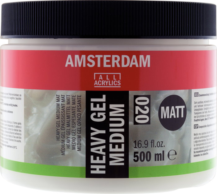 Amsterdam Gel épaississant mat 020, 500 ml Amsterdam Gel épaississant mat 020, 500 ml