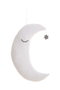 BigBuy Kids Coussin Lune Blanc Polaire 38 x 30 cm
