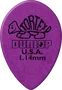 DUNLOP Pack de 36 médiators Tortex® Small Teardrop - 1,14 mm