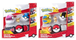 Jazwares Pokémon Clip 'n' Go assortiment (4) Ceinture Set ver. 19