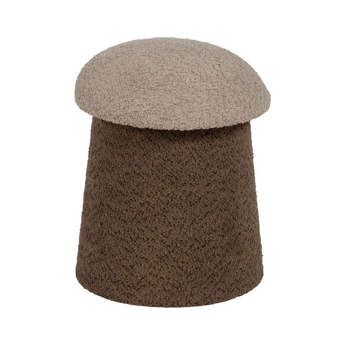 Pouf Marron Beige Bois MDF 40 x 40 x 48 cm (2 Unités)