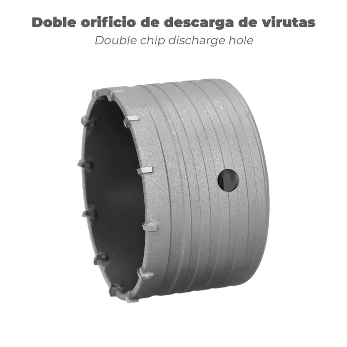 WOLFPACK LINEA PROFESIONAL Scie cloche SDS béton 100 mm