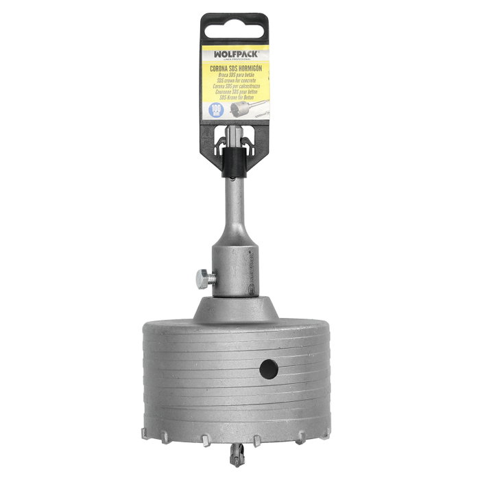 WOLFPACK LINEA PROFESIONAL Scie cloche SDS béton 100 mm