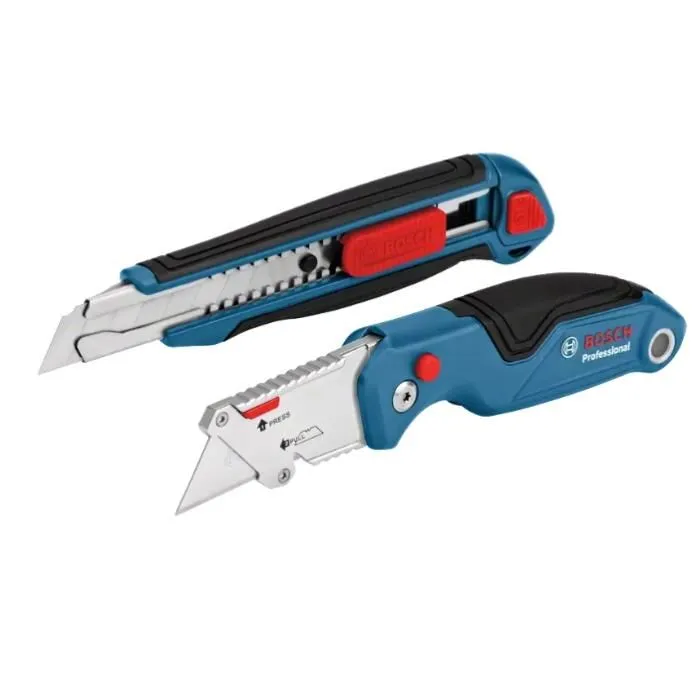 Bosch Professional - Set de 2 cutters professionnels à changement de lame sans outil pour divers matériaux