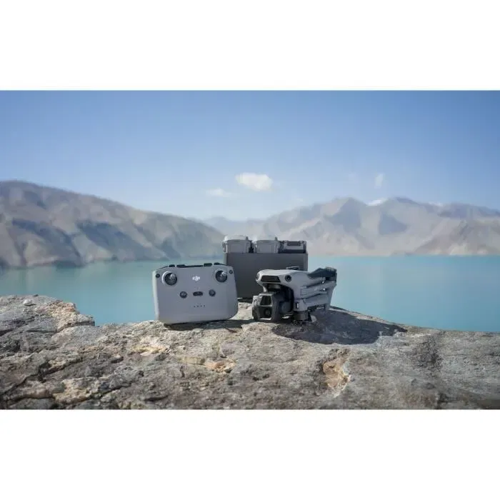 DJI Air 3S Fly More Combo avec RC-N3 - Drone double caméra CMOS 1" et téléobjectif 70 mm, 14 stops de plage dynamique, panoramique libre, RTH intelligent