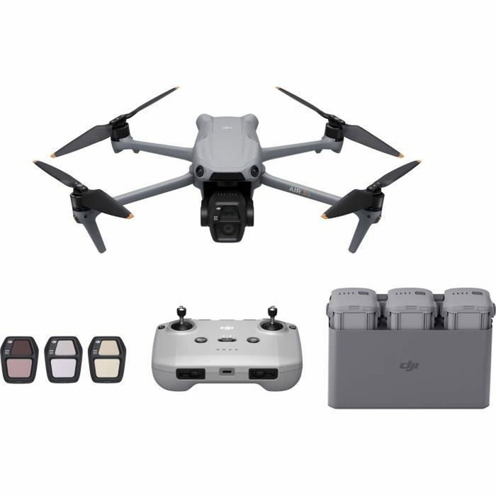 DJI Air 3S Fly More Combo (- DJI - RC-N3) - Double Caméra CMOS 1'' et Télécam 70mm DJI Air 3S Fly More Combo (- DJI - RC-N3) - Double Caméra CMOS 1'' et Télécam 70mm