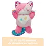 VTECH Baby - Mon chaton douce nuit rose - Compagnon dodo pour bébé 0-6 ans avec respiration simulée, ronronnement et 45 min de musique - Rose