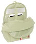 Safta Basics Mochila doble pour ordinateur portable 15,6" avec chargeur USB, sac à dos beige, 31 x 44 x 18 cm