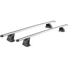Green Valley Easy One N° 01 Lot de 2 barres de toit aluminium fixation fix point jusqu'à 75 kg