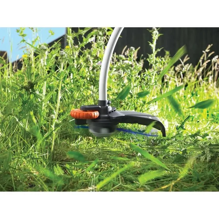 BLACK+DECKER GL7033-QS Coupe-bordure électrique 700W 33 cm Filaire Tête pivotante Tube télescopique
