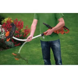BLACK+DECKER GL7033-QS Coupe-bordure électrique 700W 33 cm Filaire Tête pivotante Tube télescopique