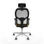 Piqueras y Crespo Chaise de Bureau Jorquera 2D086G2 Jaune