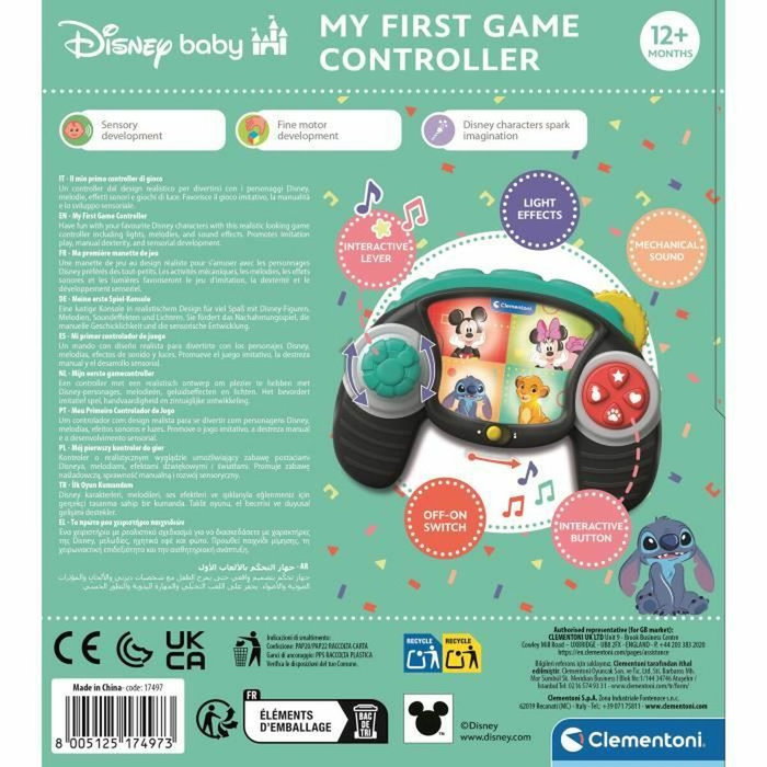 Clementoni Mando de juegos Disney Clementoni Mando de juegos Disney
