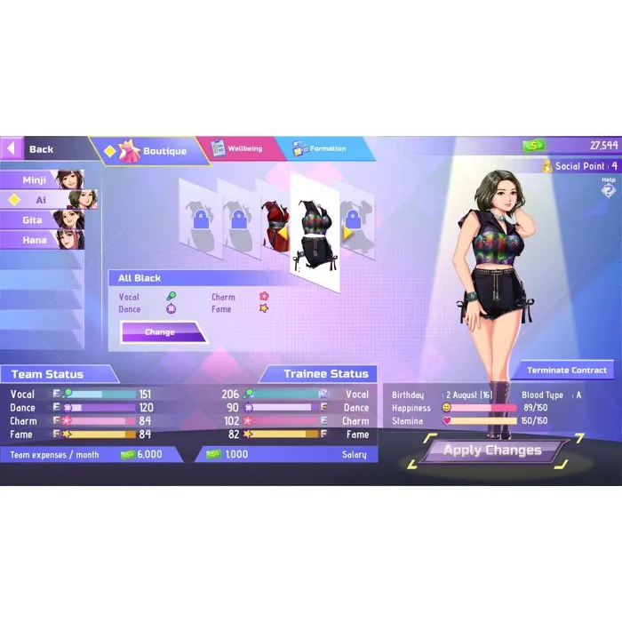 Just For Games K-pop Idol Stories Road to Debut - Nintendo Switch