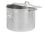 Kinvara Marmite Aluminium 38 cm 35 L Argent (Set de 2)