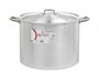 Kinvara Marmite Aluminium 38 cm 35 L Argent (Set de 2)