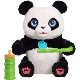 Furreal Friends - Peluche interactive Coco le panda, réagit avec plus de 60 sons et mouvements, biberon inclus, pour enfant dès 4 ans
