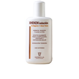 Xheken Solution Collagène et Aloe Vera 100 ml - Hydratation et Raffermissement Peau Visage et Corps, Revitalisant Cheveux