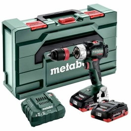 Metabo BS 18 LT BL Q - Perceuse-visseuse sans fil 18 V avec 2 batteries LiHD 4 Ah