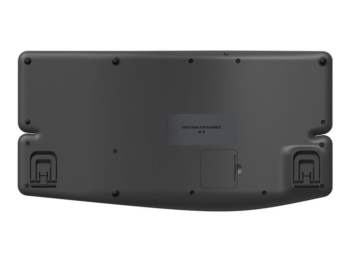 Logitech ERGO K860 - Clavier Ergonomique Split Sans Fil Bluetooth et USB - Repose-Poignets Intégré - pour Entreprise