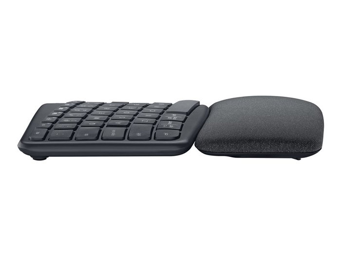 Logitech ERGO K860 - Clavier Ergonomique Split Sans Fil Bluetooth et USB - Repose-Poignets Intégré - pour Entreprise