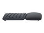 Logitech ERGO K860 - Clavier Ergonomique Split Sans Fil Bluetooth et USB - Repose-Poignets Intégré - pour Entreprise