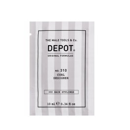 Depot - Crème coiffante 300 Hair Stylings No. 310 pour Hommes avec Filtre UV, Tenue flexible - 10 ml