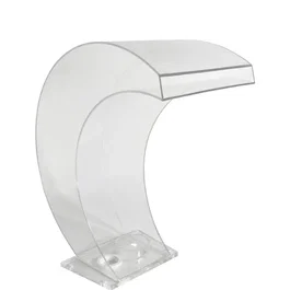 Ubbink Cascade Mamba en acrylique avec anneau LED 24 LEDs, film d'eau décoratif - H54 x 47,5 x 30 cm