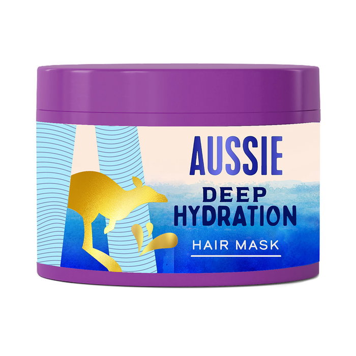 Aussie Masque Capillaire Deep Hydratation Soin Intense pour Cheveux Secs, Bouclés et Abîmés 450 ml