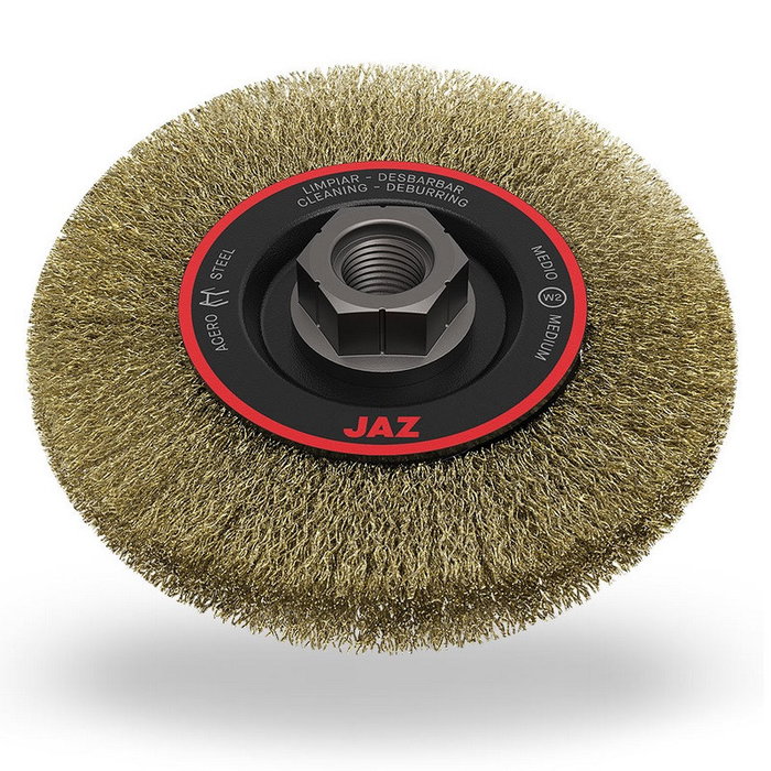 JAZ Cepillo de Alta Revoluciones HSP 0115E, 115 mm, pour Débroussailleuse JAZ Cepillo de Alta Revoluciones HSP 0115E, 115 mm, pour Débroussailleuse