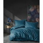 Bigbuy Home Parure de couette Satin King en coton bleu 240 x 220 cm