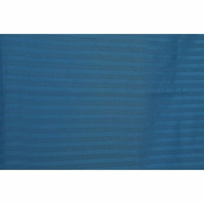 Bigbuy Home Parure de couette Satin King en coton bleu 240 x 220 cm Bigbuy Home Parure de couette Satin King en coton bleu 240 x 220 cm